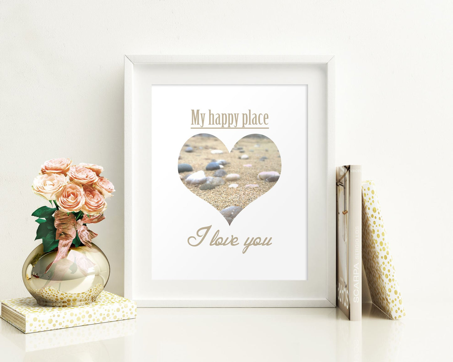 Wall Art My Happy Place Digital Print My Happy Place Poster Art My Happy Place Wall Art Print My Happy Place  Wall Decor My Happy Place Love