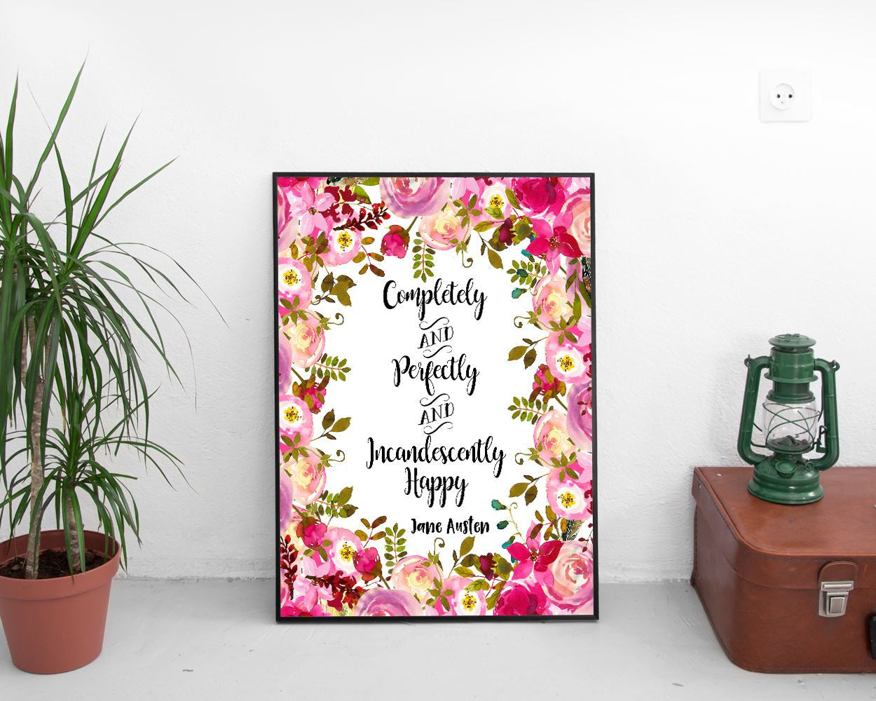 Jane Austen Framed Print Available Jane Austen Canvas Print Available Jane Austen Quote Art Jane Austen Quote Print Jane Austen Printed Jane - Digital Download