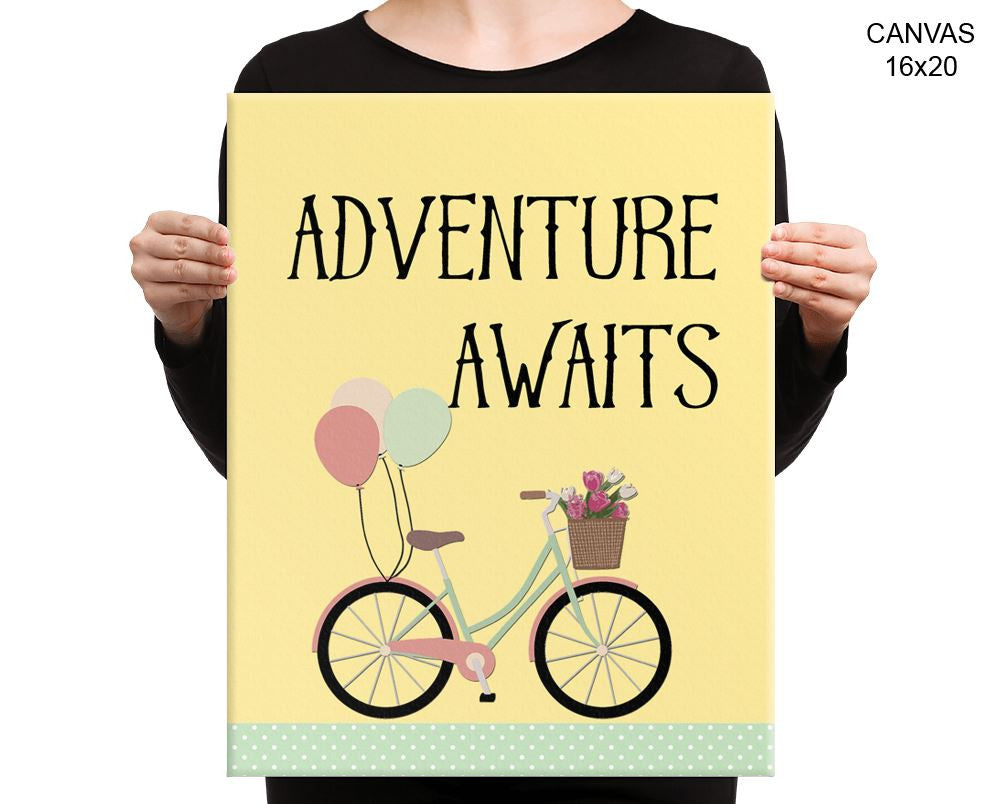 Adventure Print, Beautiful Wall Art with Frame and Canvas options available Kids Decor