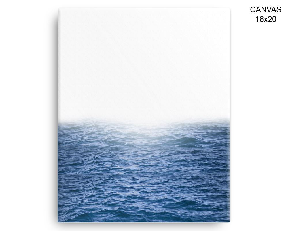 Ocean Waves Print, Beautiful Wall Art with Frame and Canvas options available Photography Decor