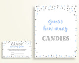 Candy Guessing Baby Shower Candy Guessing Blue And Silver Baby Shower Candy Guessing Blue Silver Baby Shower Blue And Silver Candy OV5UG - Digital Product