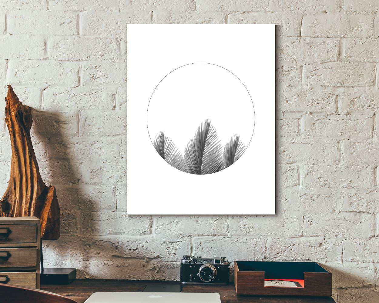 Wall Art Palm Leaves Digital Print Palm Leaves Poster Art Palm Leaves Wall Art Print Palm Leaves Minimalist Art Palm Leaves Minimalist Print - Digital Download