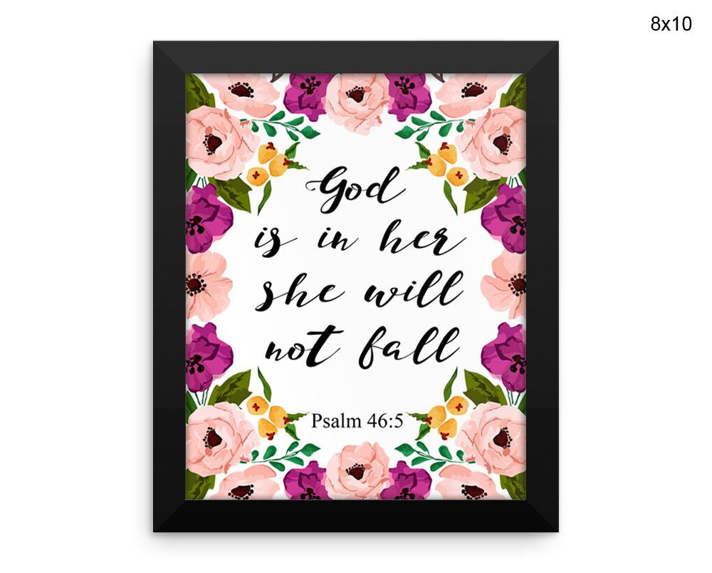 Psalm Quote Print, Beautiful Wall Art with Frame and Canvas options available Holy Book Decor