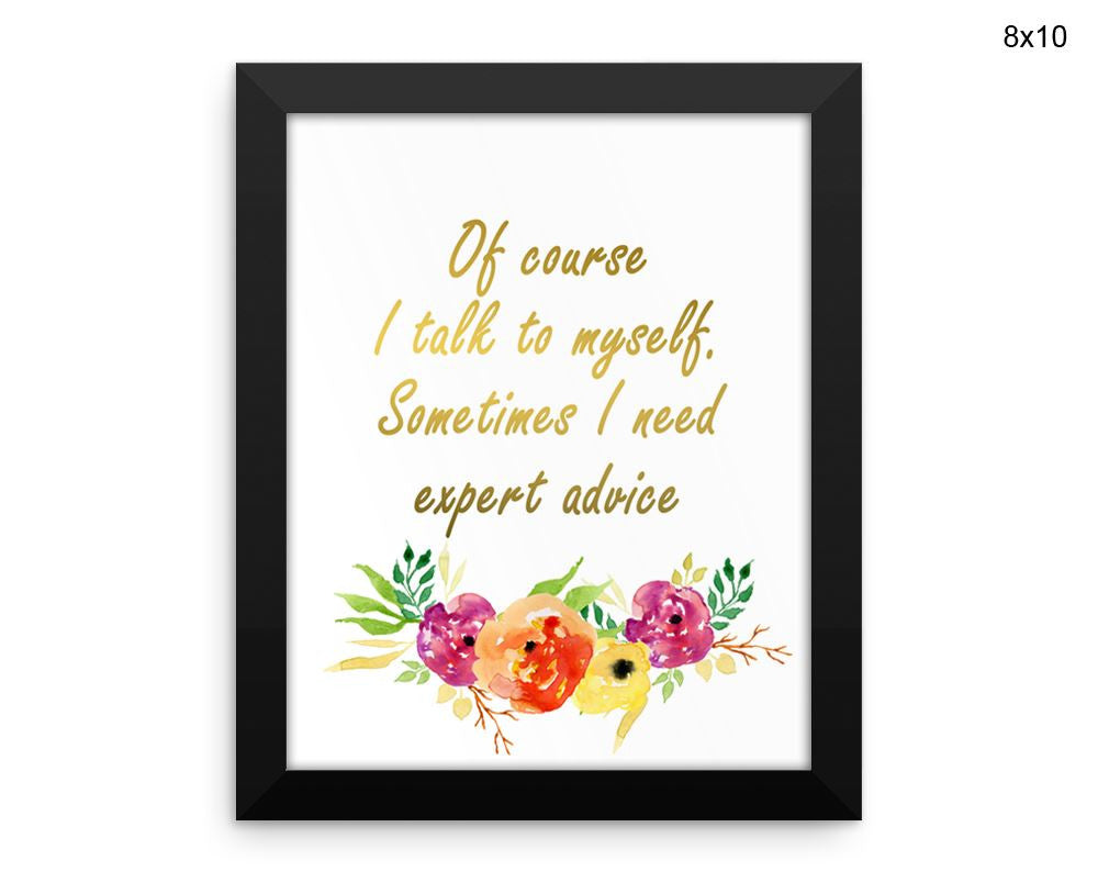 Funny Silly Print, Beautiful Wall Art with Frame and Canvas options available Therapist Decor