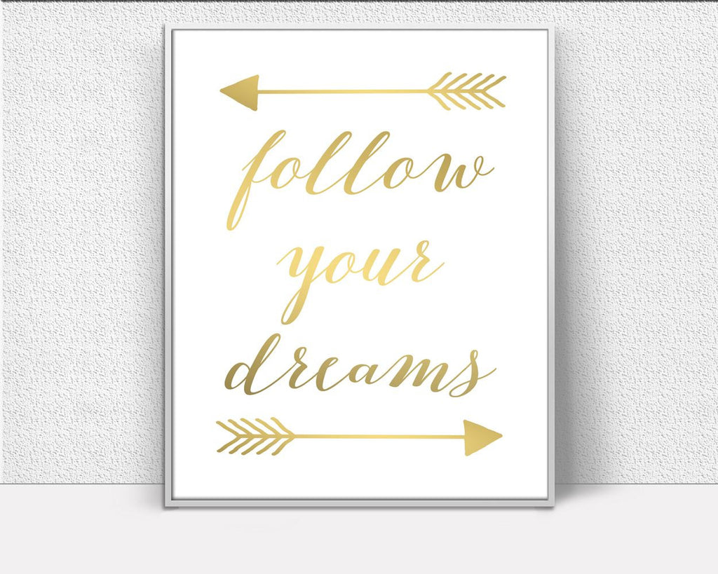 Dreams Framed Print Available Gold Canvas Print Available Dreams Present Art Gold Present Print Dreams Printed Gold Art Print Gold Art - Digital Download