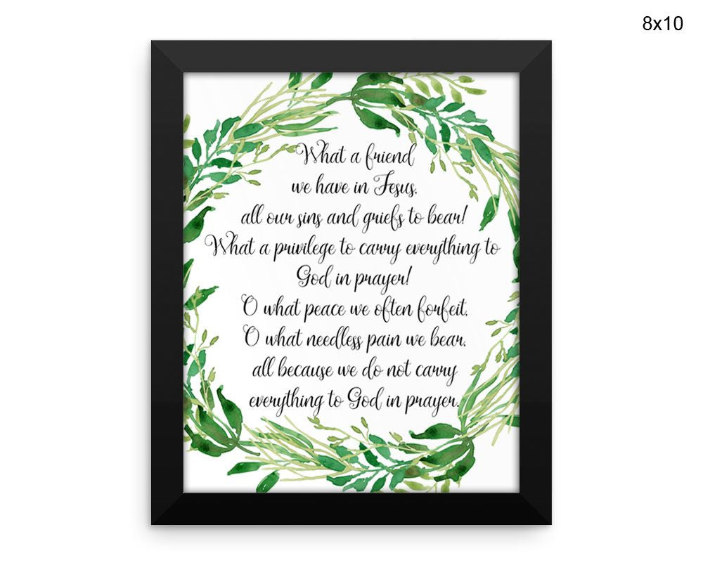 Prayer Jesus Print, Beautiful Wall Art with Frame and Canvas options available  Decor