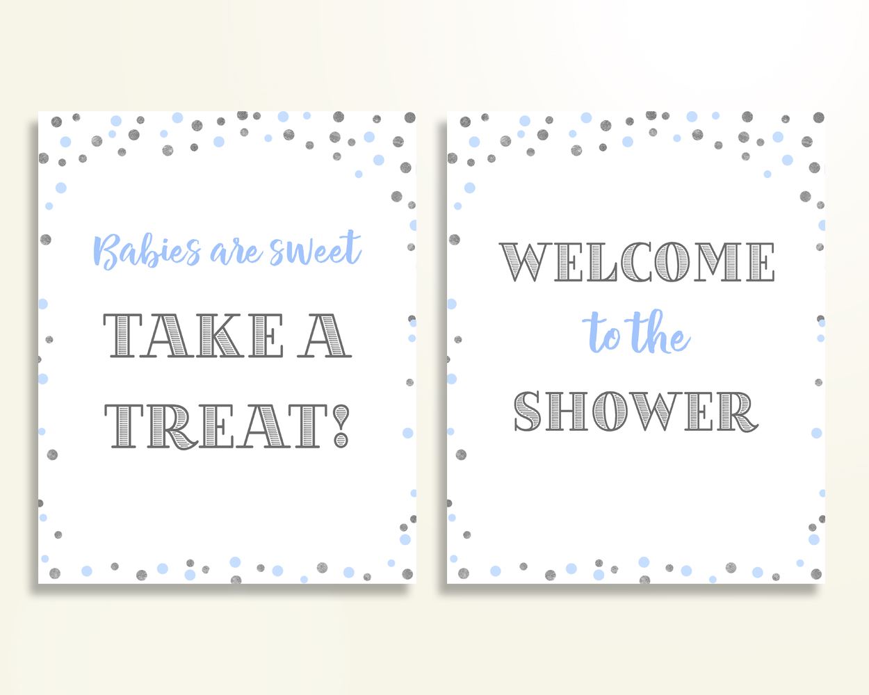 Table Signs Baby Shower Table Signs Blue And Silver Baby Shower Table Signs Blue Silver Baby Shower Blue And Silver Table Signs OV5UG - Digital Product