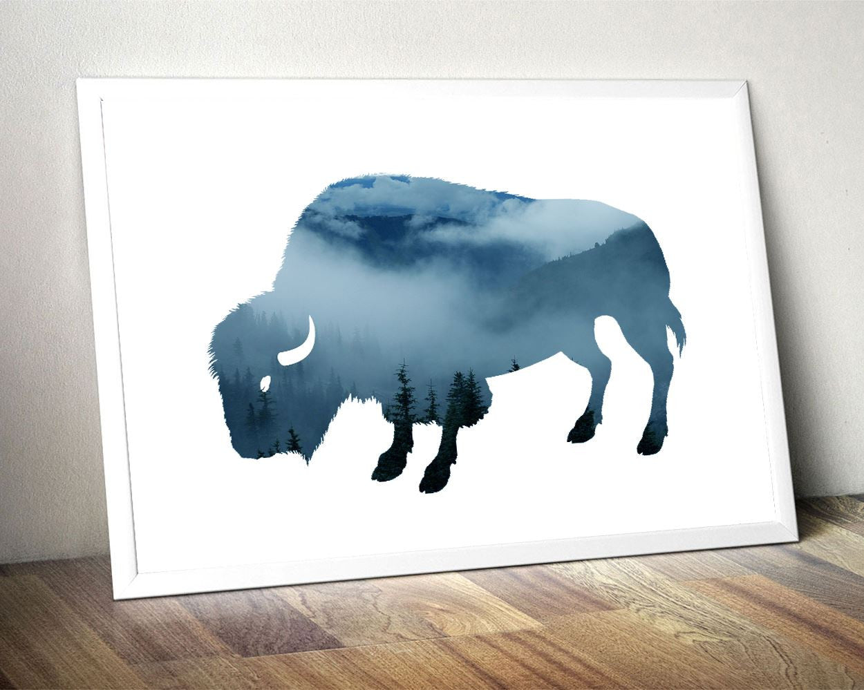 Wall Art Buffalo Digital Print Buffalo Poster Art Buffalo Wall Art Print Buffalo Wildlife Art Buffalo Wildlife Print Buffalo Wall Decor - Digital Download