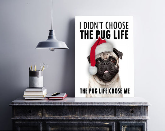 Wall Art Pug Life Digital Print Pug Life Poster Art Pug Life Wall Art Print Pug Life Dogs Art Pug Life Dogs Print Pug Life Wall Decor Pug - Digital Download