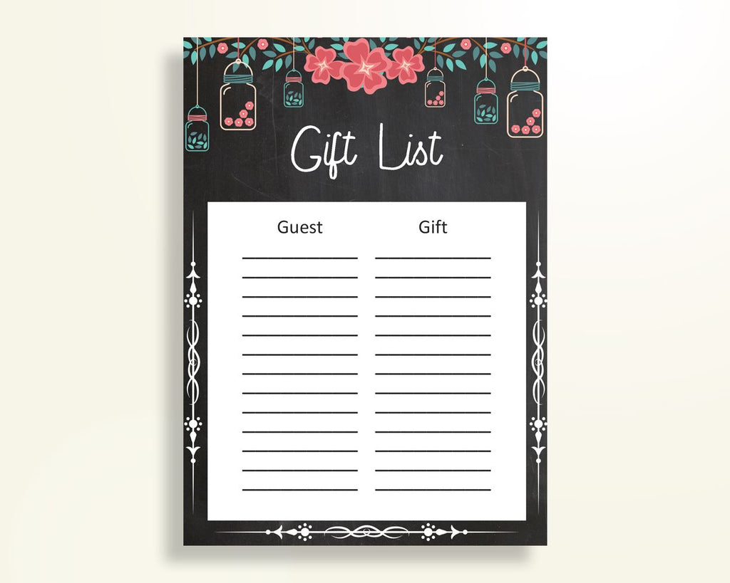 Buy Gift List, Printable Gifts List Page, Baby Shower, Birthday, 8.5x11,  Greenery, Neutral, Boy, Girl, MCP813, MCP814, MCP815, MCP825 Online in  India - Etsy