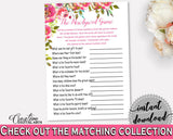 The Newlywed Game Bridal Shower The Newlywed Game Spring Flowers Bridal Shower The Newlywed Game Bridal Shower Spring Flowers The UY5IG - Digital Product
