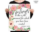 Esther Print, Beautiful Wall Art with Frame and Canvas options available Scripture Decor