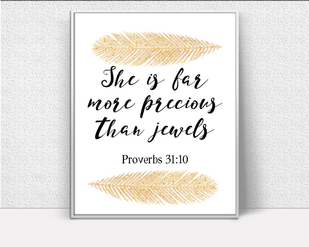 Wall Decor Proverbs Printable Precious Prints Proverbs Sign Precious Bible Art Precious Bible Print Proverbs Printable Art Proverbs - Digital Download
