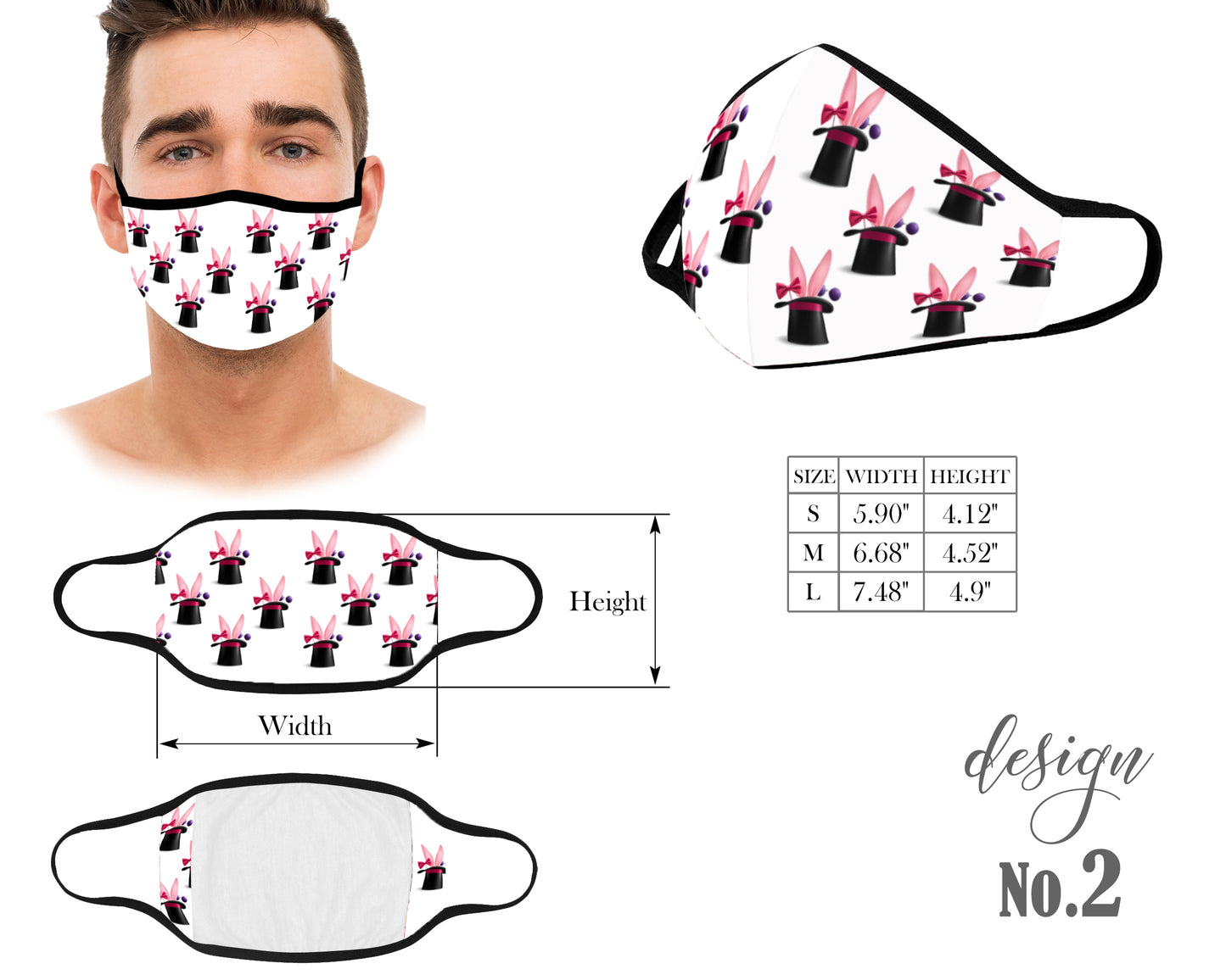 Kids and Adult Protective Face Mask, Washable and Reusable Mouth Mask, Unisex Mask, Police Graduation Restaurant Doctor, Anti Dust With Filter Pocket