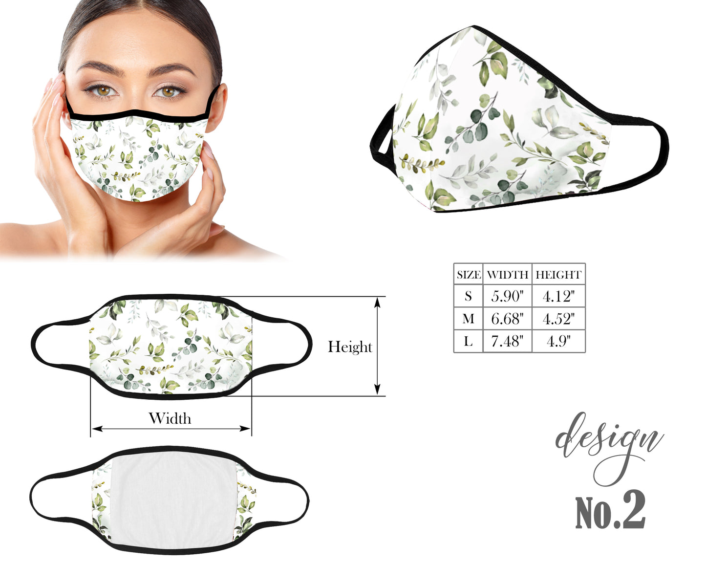 Women Face Mask, Children Face Mask, Washable and Reusable Mouth Mask, Anti Dust With Filter Pocket, Floral Pattern Mask, Unisex Mask