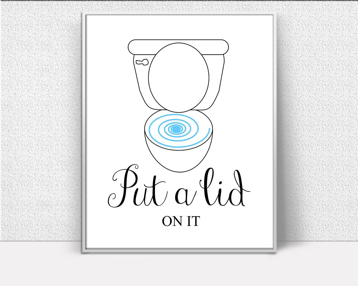 Wall Art Toilet Digital Print Bathroom Poster Art Toilet Wall Art Print Bathroom Bathroom Art Bathroom Bathroom Print Toilet Wall Decor - Digital Download