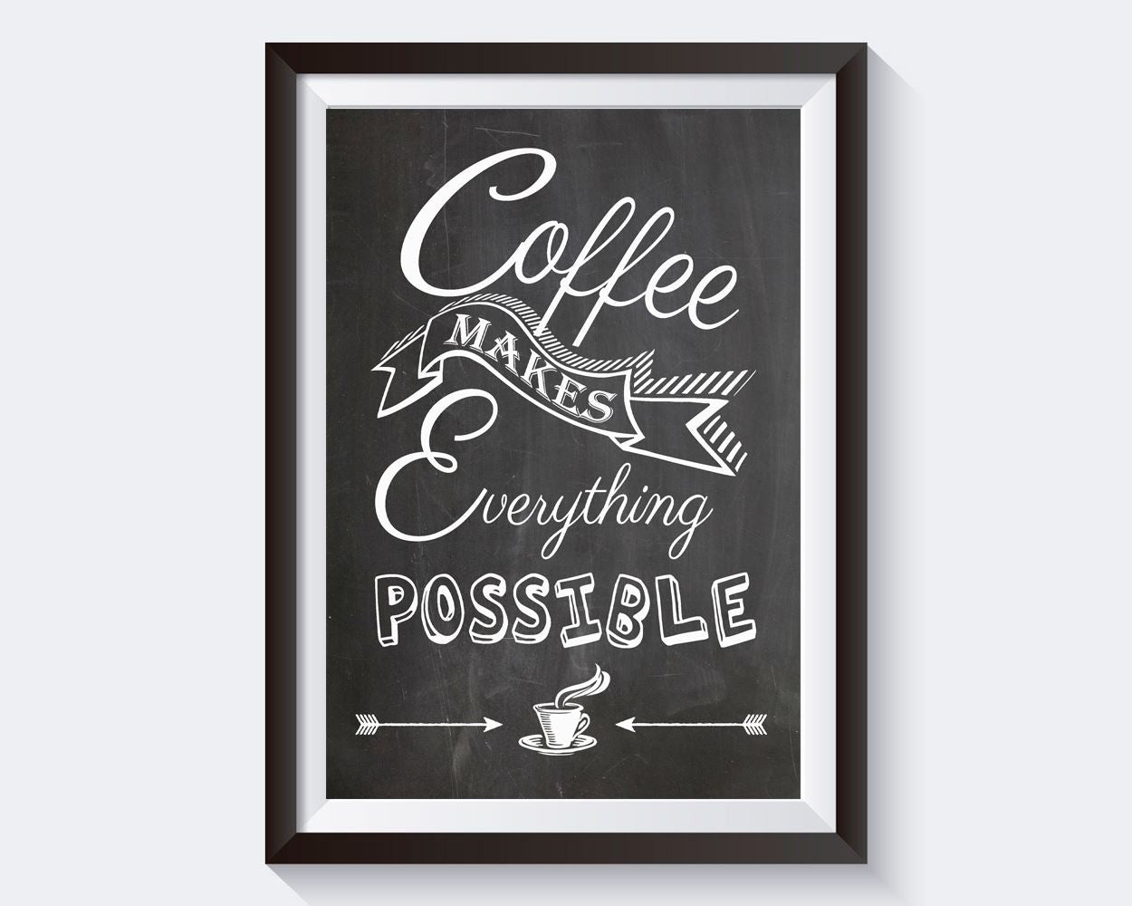 Wall Art Coffee Digital Print Coffee Poster Art Coffee Wall Art Print Coffee Bar Art Coffee Bar Print Coffee Wall Decor Coffee coffee lovers - Digital Download