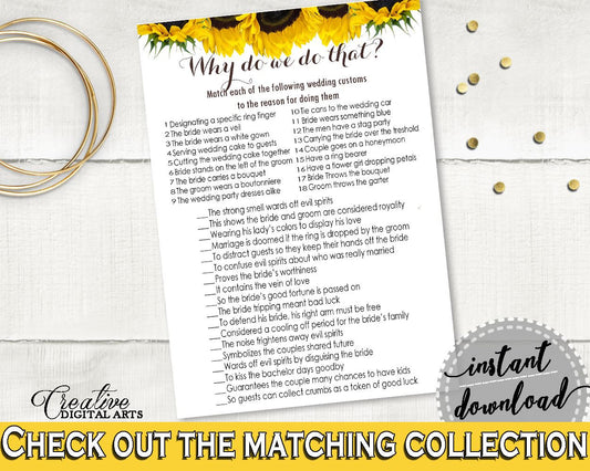Why Do We Do That Bridal Shower Why Do We Do That Sunflower Bridal Shower Why Do We Do That Bridal Shower Sunflower Why Do We Do That SSNP1 - Digital Product