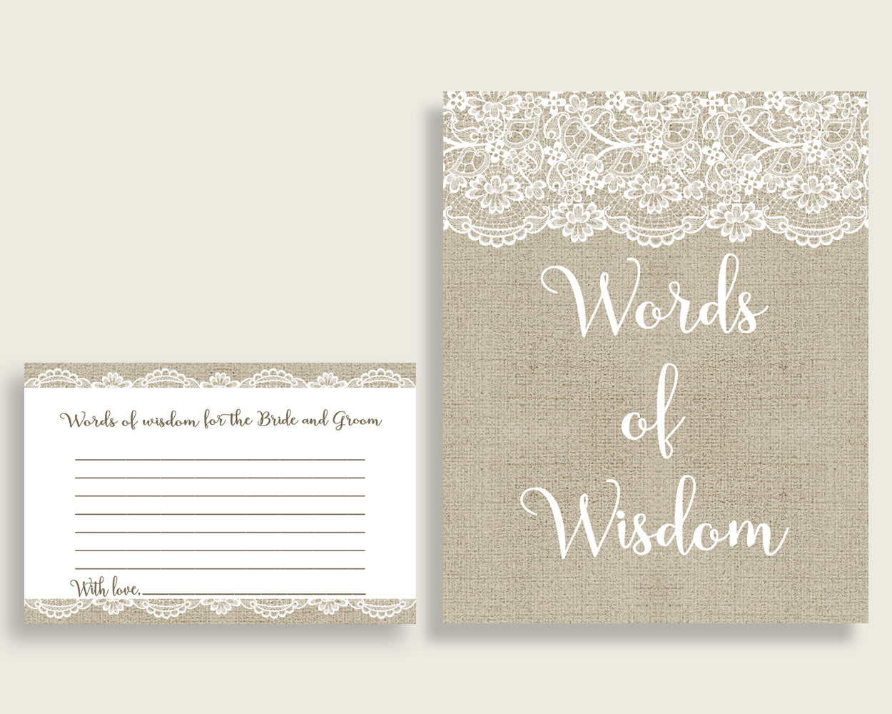 Words Of Wisdom Bridal Shower Words Of Wisdom Burlap And Lace Bridal Shower Words Of Wisdom Bridal Shower Burlap And Lace Words Of NR0BX