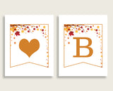 Banner Bridal Shower Banner Fall Bridal Shower Banner Bridal Shower Autumn Banner Brown Yellow instant download customizable files YCZ2S