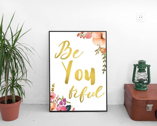 Wall Decor Beautiful Printable Beautiful Prints Beautiful Sign Beautiful Fashion Art Beautiful Fashion Print Beautiful Printable Art - Digital Download