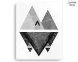 Marble Triangle Print, Beautiful Wall Art with Frame and Canvas options available Modern Decor