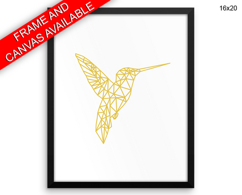 Hummingbird Print, Beautiful Wall Art with Frame and Canvas options available Spring Decor