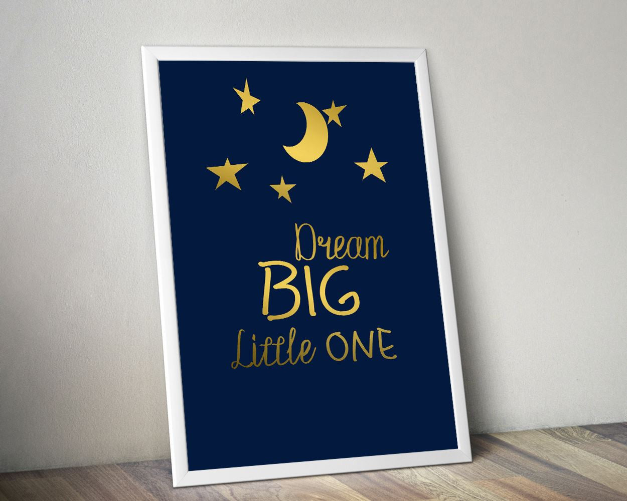 Dreams Prints Wall Art Nursery Digital Download Dreams  Instant Download Nursery Frame And Canvas Available Gold Stars Gold Nursery - Digital Download