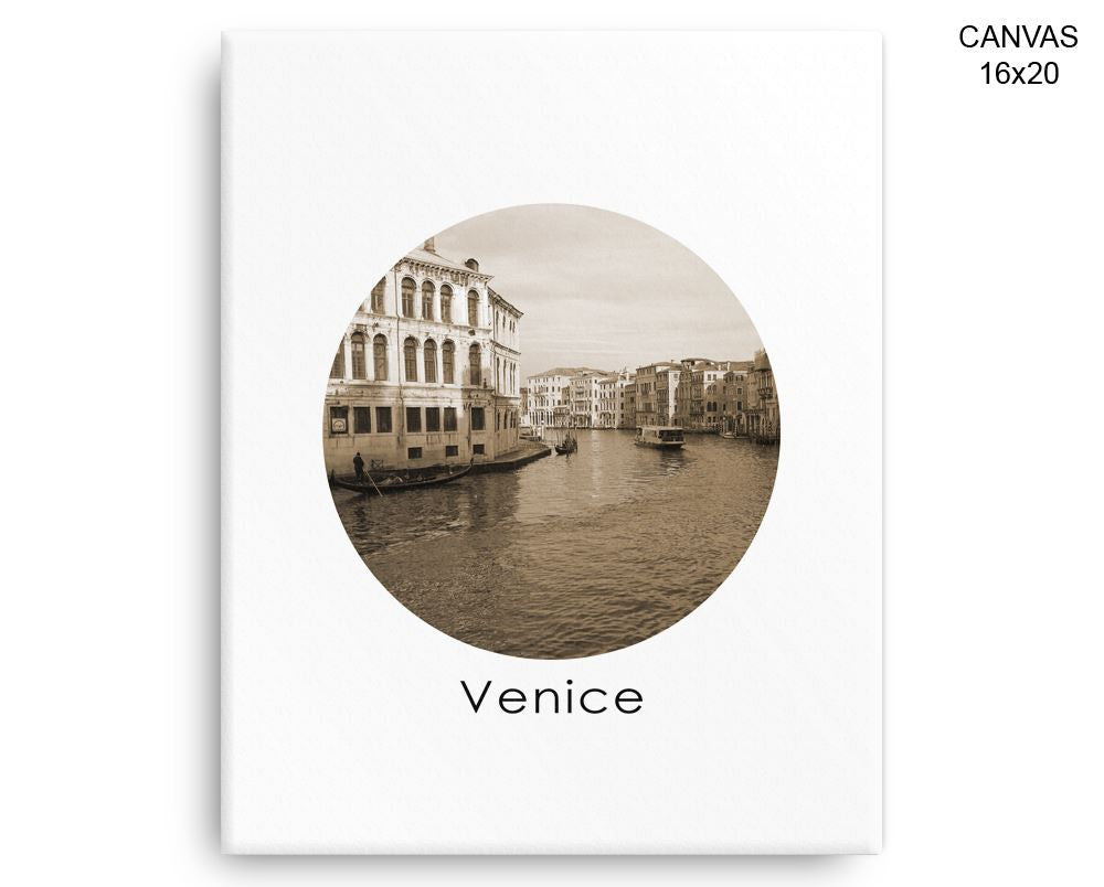 Venice Italy Print, Beautiful Wall Art with Frame and Canvas options available City Decor