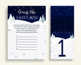 Sweet Mess Baby Shower Sweet Mess Winter Baby Shower Sweet Mess Baby Shower Winter Sweet Mess Blue White party ideas digital print 3E6QO - Digital Product