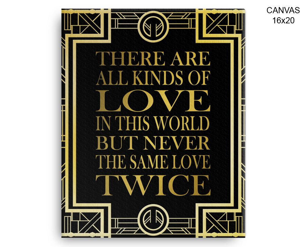 Love Gatsby Print, Beautiful Wall Art with Frame and Canvas options available  Decor