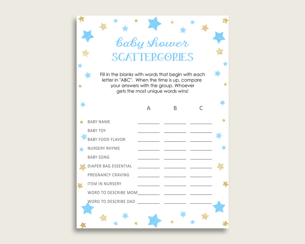 Baby scattergories outlet