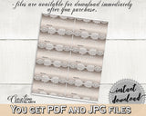 Raffle Ticket in Traditional Lace Bridal Shower Brown And Silver Theme, prize ticket, elegant bridal, customizable files, prints - Z2DRE - Digital Product