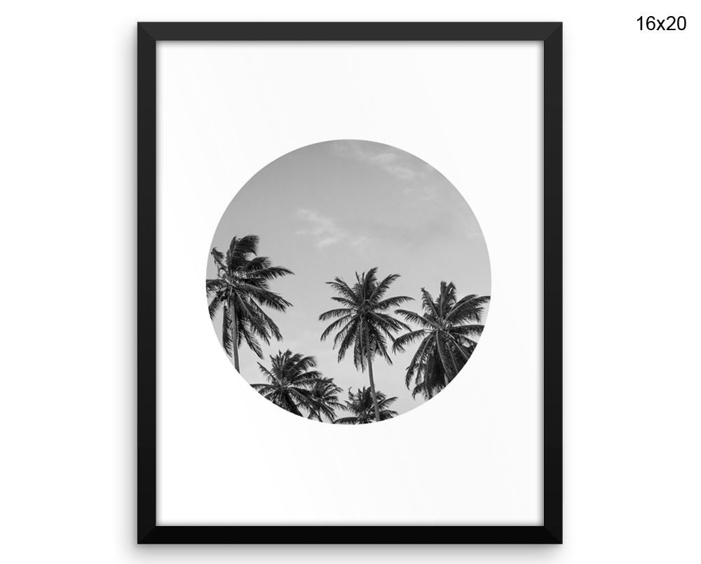 Palm Tree Print, Beautiful Wall Art with Frame and Canvas options available Photography Decor