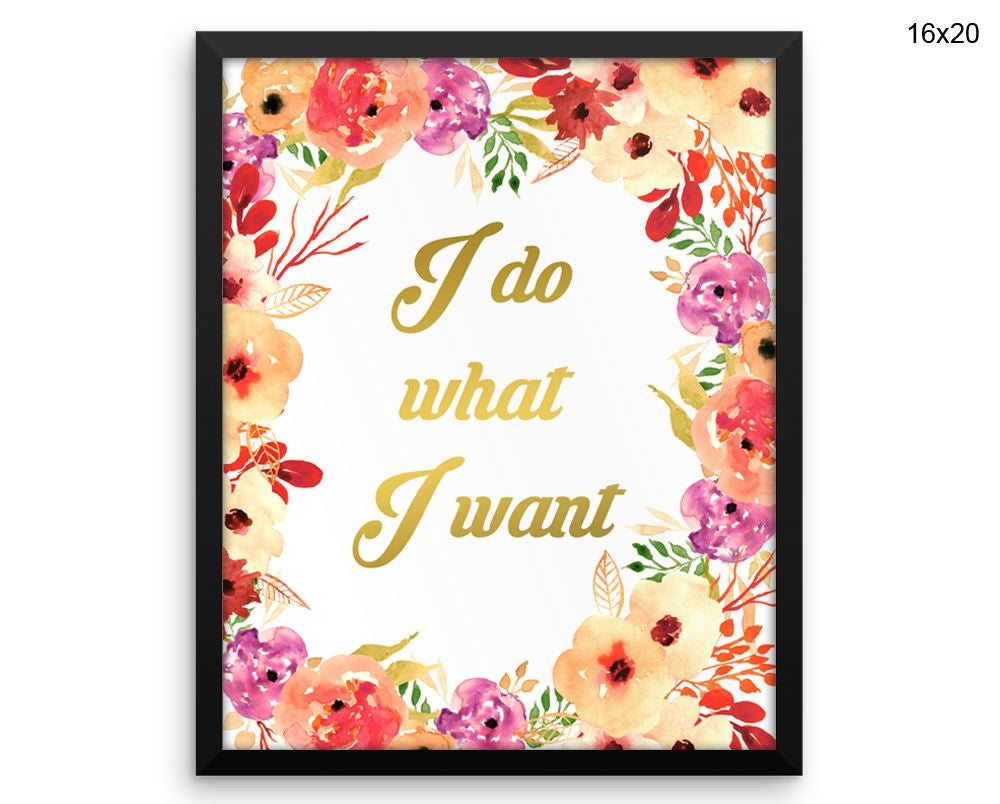 Selfish Print, Beautiful Wall Art with Frame and Canvas options available Stubborn Decor