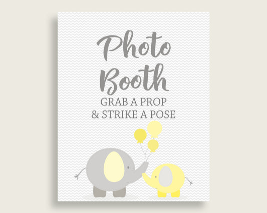 Photobooth Sign Baby Shower Photobooth Sign Yellow Baby Shower Photobooth Sign Baby Shower Elephant Photobooth Sign Yellow Gray pdf W6ZPZ