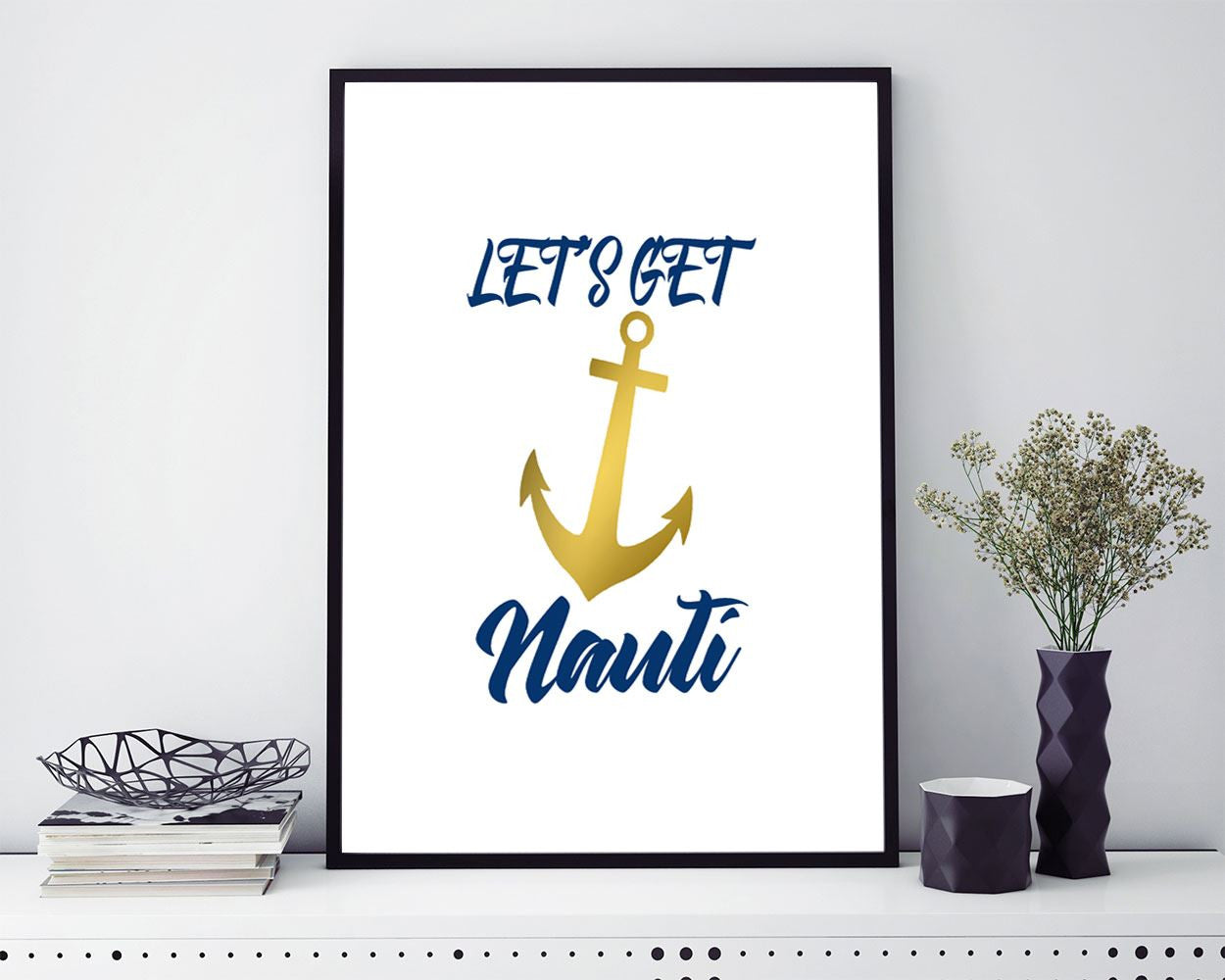 Anchor Prints Wall Art Nautical Digital Download Anchor Bar Art Nautical Bar Print Anchor Instant Download Nautical Frame And Canvas - Digital Download