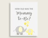 How Old Was Mommy Baby Shower How Old Was Mommy Yellow Baby Shower How Old Was Mommy Baby Shower Elephant How Old Was Mommy Yellow W6ZPZ