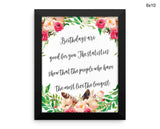 Birthday Print, Beautiful Wall Art with Frame and Canvas options available Funny Decor