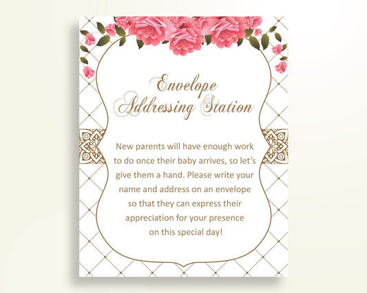 Envelope Addressing Baby Shower Envelope Addressing Roses Baby Shower Envelope Addressing Baby Shower Roses Envelope Addressing Pink U3FPX - Digital Product