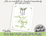 Happily Ever After Bridal Shower Happily Ever After Modern Martini Bridal Shower Happily Ever After Bridal Shower Modern Martini ARTAN - Digital Product