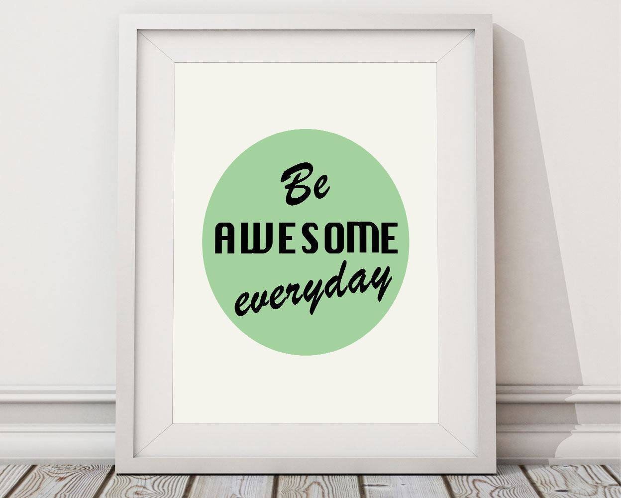 Wall Art Awesome Digital Print Awesome Poster Art Awesome Wall Art Print Awesome Motivation Art Awesome Motivation Print Awesome Wall Decor - Digital Download