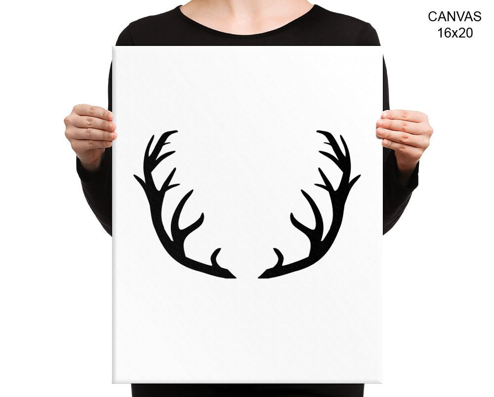 Antlers Print, Beautiful Wall Art with Frame and Canvas options available  Decor