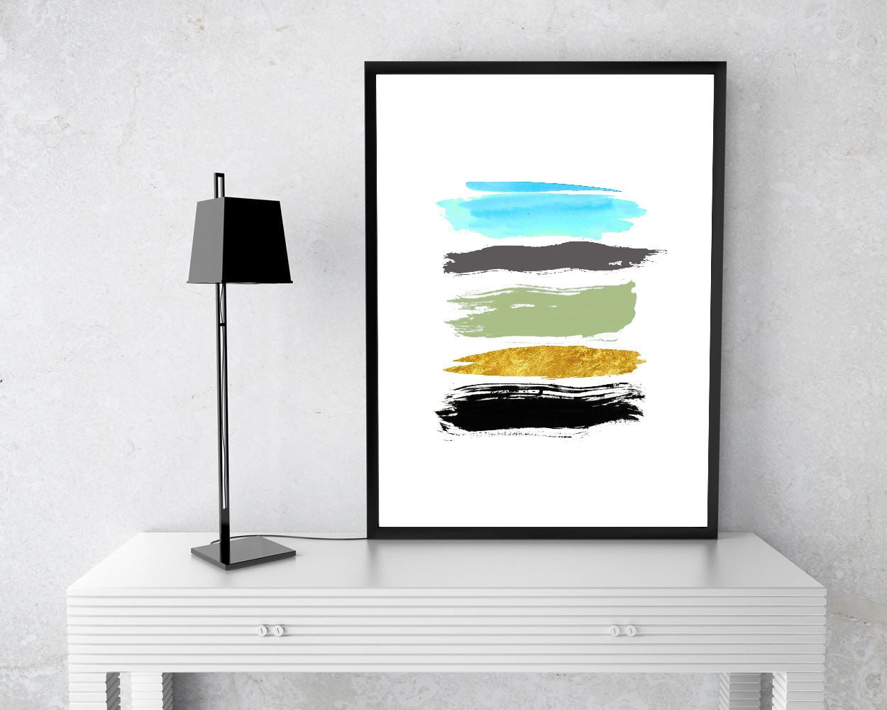 Wall Art Brush Digital Print Abstract Poster Art Brush Wall Art Print Abstract Living Room Art Abstract Living Room Print Brush Wall Decor - Digital Download