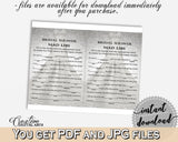 Silver Wedding Dress Bridal Shower Mad Libs Game in Silver And White, adjective, pretty bride theme, printable files, party theme - C0CS5 - Digital Product
