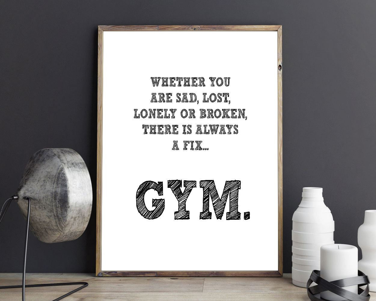 Wall Art Gym Digital Print Gym Poster Art Gym Wall Art Print Gym Gym Art Gym Gym Print Gym Wall Decor Gym cure - Digital Download