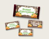 Candy Wrappers Baby Shower Hershey Wrappers Autumn Baby Shower Candy Wrappers Baby Shower Autumn Hershey Wrappers Brown Orange party 0QDR3 - Digital Product
