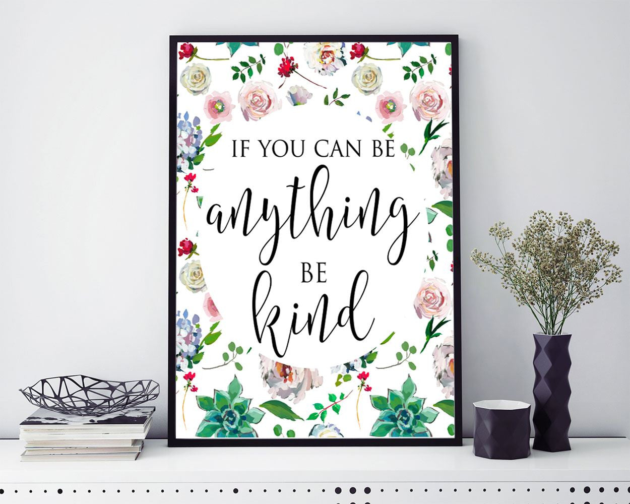 Wall Art Be Kind Digital Print Be Kind Poster Art Be Kind Wall Art Print Be Kind Inspirational Art Be Kind Inspirational Print Be Kind Wall - Digital Download