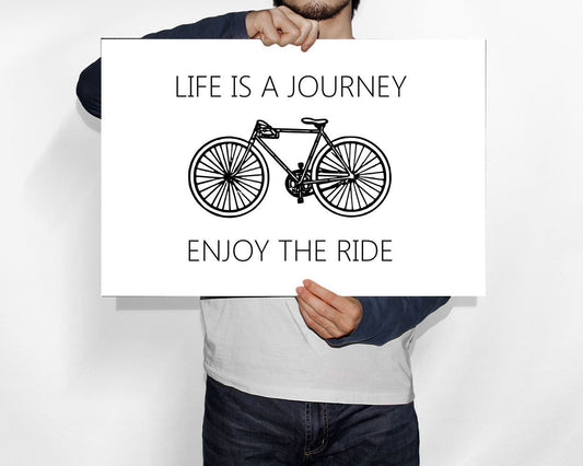 Wall Art Life Is A Journey Digital Print Life Is A Journey Poster Art Life Is A Journey Wall Art Print Life Is A Journey Inspirational Art - Digital Download