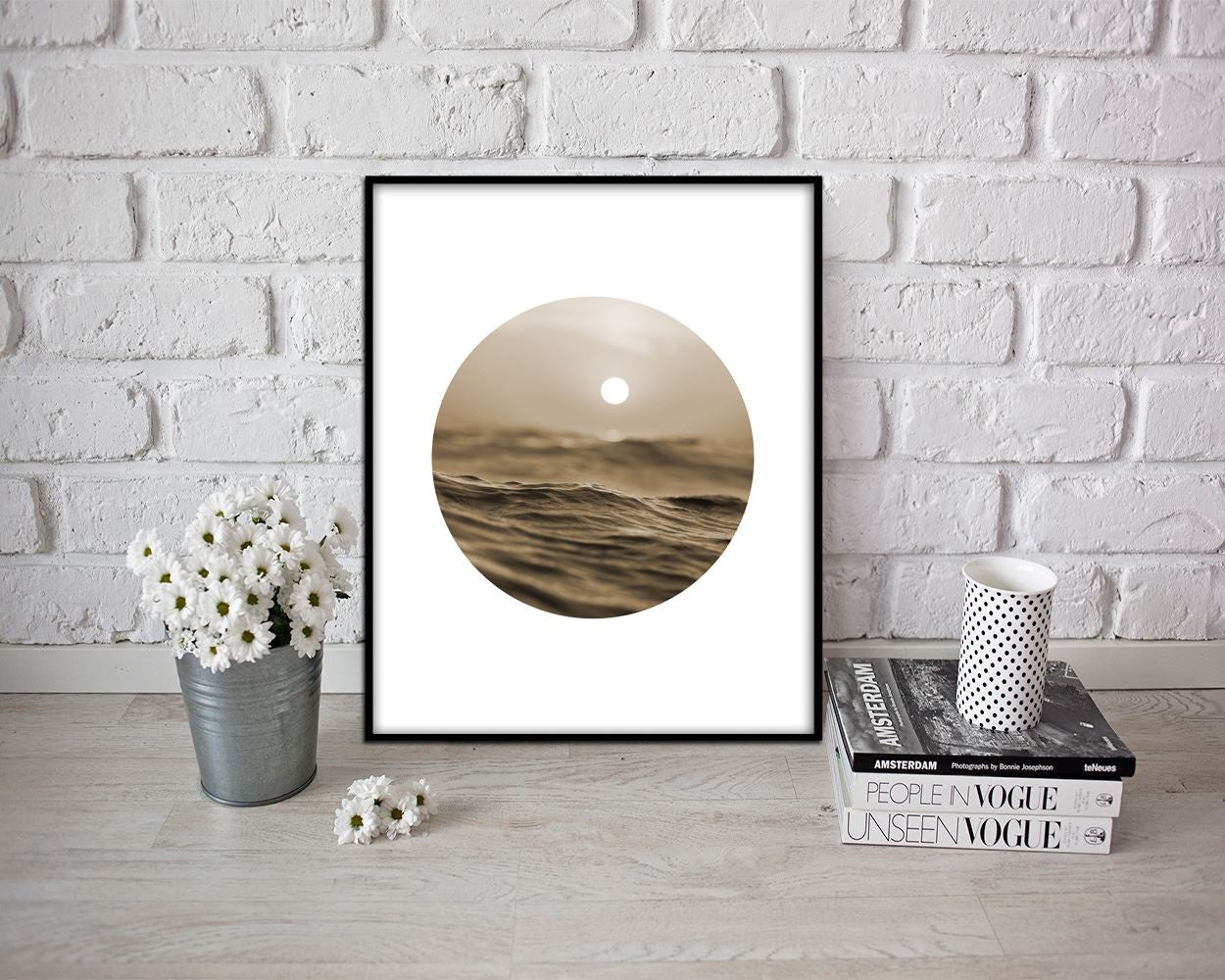 Wall Decor Sunset Printable Ocean Prints Sunset Sign Ocean  Printable Art Sunset seascape sepia art print photography ocean photography - Digital Download